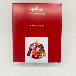 Hallmark White and Red Keepsake Ornament Box